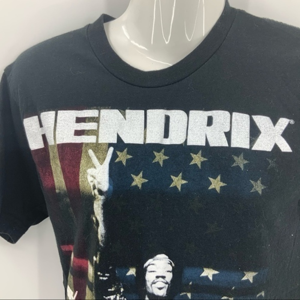 Authentic Hendrix Stars & Stripes T-shirt S - Picture 3 of 6